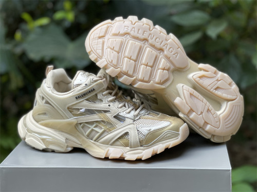 Authentic Balenciaga Track Sneakers 4.0 Light Apricot
