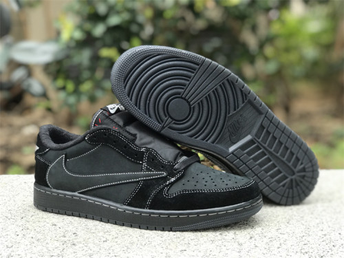 Authentic Travis Scott x Air Jordan 1 Low Black/Phantom