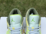 Authentic Air Jordan 1 Low Oil Green Sail