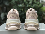 Authentic Balenciaga Triple-S Clear-Sole Monocolor /Brown-Black