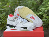 Authentic Nike Air Flight 89 White/Silver-White