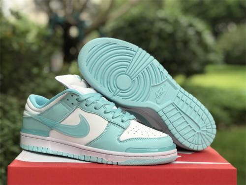 Authentic Nike Dunk Low Twist White/ Mint Green