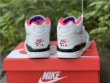 Authentic Nike Air Flight 89 White/Silver-White