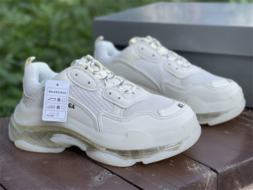 Authentic Balenciaga Triple-S Sneaker Cream