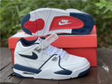 Authentic Nike Air Flight 89 White/Dark Royal Blue