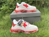 Authentic Balenciaga Triple s White/Red
