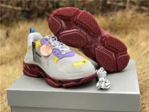 Authentic Balenciaga Triple s White/Purple