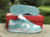 Authentic Nike Dunk Low Twist White/ Mint Green
