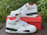 Authentic Nike Air Flight 89 White/Silver-White