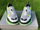 Authentic Balenciaga Triple s Clear Sole White/Grey/Green