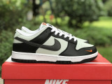 Authentic Nike Dunk Low Noir/Gris/Orange