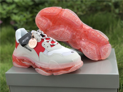 Authentic Balenciaga Triple s White/Red