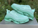 Authentic Balenciaga Triple-S Clear-Sole Monocolor /Green