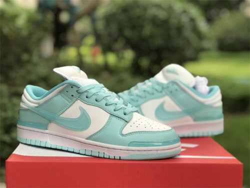 Authentic Nike Dunk Low Twist White/ Mint Green