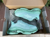 Authentic Balenciaga Triple-S Clear-Sole Monocolor /Green