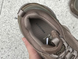 Authentic Balenciaga Triple-S Clear-Sole Monocolor /Brown-Black