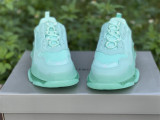 Authentic Balenciaga Triple-S Clear-Sole Monocolor /Green
