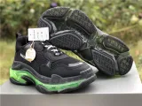 Authentic Balenciaga Triple s Black/Green