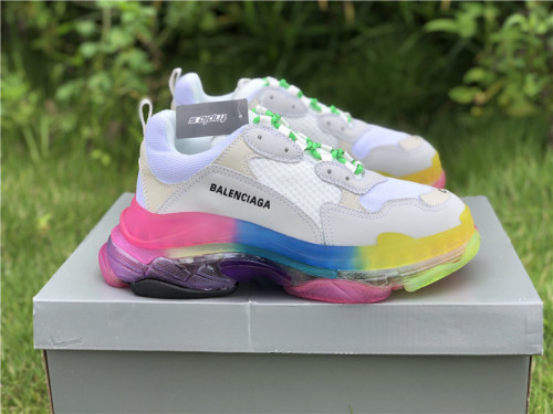 Authentic Balenciaga Triple s Rainbow Color