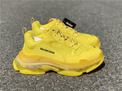 Authentic Balenciaga Triple s Yellow Air Cushion