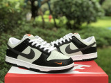 Authentic Nike Dunk Low Noir/Gris/Orange