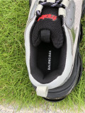 Authentic Balenciaga Triple S Black/Silver