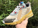 Authentic Travis Scott x Nike Air Max 270 React “Cactus Trails” Light Cream/Starfish