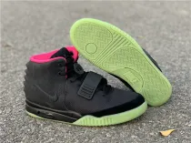 Authentic Nike Air Yeezy 2 NRG Black/Solar Red