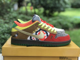 Authentic Nike SB Low what the dunk White/College Blue