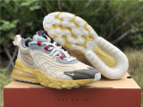 Authentic Travis Scott x Nike Air Max 270 React “Cactus Trails” Light Cream/Starfish