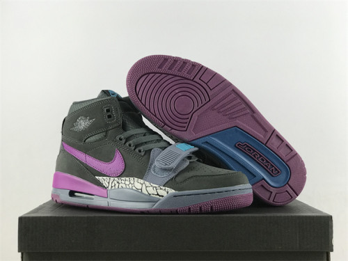 Authentic Air Jordan Legacy 312 Grey/Purple
