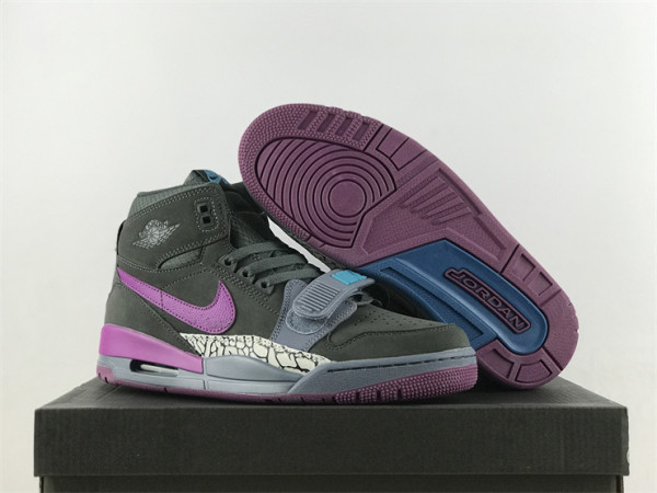 Authentic Air Jordan Legacy 312 Grey/Purple