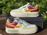 Authentic Nike Air Force 1 “Fontanka” Saturn Gold-Sunset