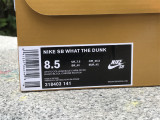 Authentic Nike SB Low what the dunk White/College Blue