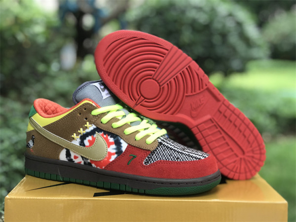 Authentic Nike SB Low what the dunk White/College Blue