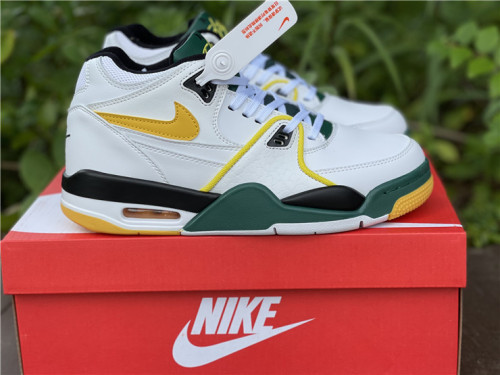 Authentic Nike Air Flight 89  White/Green