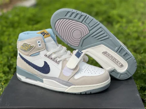 Authentic Air Jordan Legacy 312 Summit White Mystic Navy-Sail