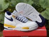 Authentic Nike Air Flight 89  White/Yellow