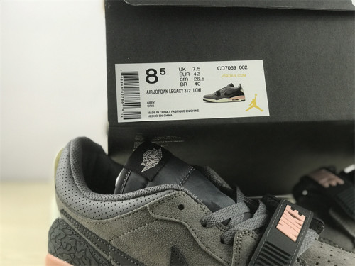 Authentic Air Jordan Legacy 312 Low Grey