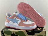 Authentic Bape x Nike Air Force 1 Low Pink/Blue