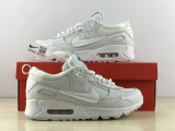 Authentic Nike Air Max 90 Scrap “Triple White”