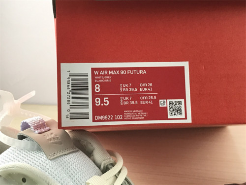 Authentic Nike Air Max 90 Scrap White/Grey