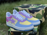 Authentic A Bathing Ape x Nike Air Force 1 Low White/Pink/Green