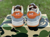 Authentic A Bathing Ape x Nike Air Force 1 Low Orange/Grey
