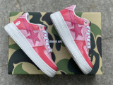 Authentic A Bathing Ape x Nike Air Force 1 Low White/Pink
