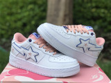 Authentic A Bathing Ape x Nike Air Force 1 Low Pink/White
