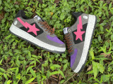 Authentic A Bathing Ape x Nike Air Force 1 Low Grey/Pink/Purple