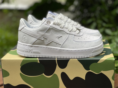 Authentic A Bathing Ape x Nike Air Force 1 Low White