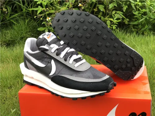Authentic Sacai x Nike LDWaffle Dark Grey/Black White