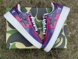 Authentic A Bathing Ape x Nike Air Force 1 Low Red/Blue